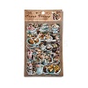 6Pcs Coffee Theme DIY Paper Scrapbook Stickers STIC-U004-05D-5