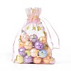 Organza Drawstring Jewelry Pouches OP-I001-B04-3