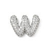 Brass Micro Pave Cubic Zirconia Pendants KK-A300-02P-W-1
