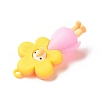 Opaque Resin Cute Duck Big Pendants LS-RESI-D065-B01-3