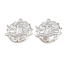304 Stainless Steel Pendants STAS-K309-03D-P-1