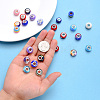 Acrylic & Resin & Polymer Clay Rhinestone European Beads FPDL-S015-04G-4