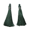 Nylon Tassel Big Pendants FIND-Z002-01G-2