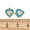 316 Surgical Stainless Steel Enamel Charms STAS-M073-27G-3