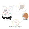 CREATCABIN 2Pcs 2 Style Square Cork Ceramics Sublimation Cup Holder Pad Mat AJEW-CN0001-13I-3