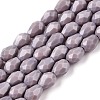 Opaque Solid Color Imitation Jade Beads Strands EGLA-N013-P6mm-D09-1