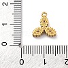 Ion Plating(IP) 304 Stainless Steel Cubic Zirconia Pendants STAS-R141-03G-04-3