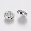 Tibetan Style Alloy Beads X-TIBEB-R022-P-LF-2