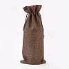 Imitation Burlap Pouches ABAG-WH0012-A04-1