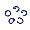 Spray Painted Iron Open Jump Rings IFIN-T017-04C-2
