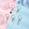 Alloy Enamel Pendants Keychain KEYC-JKC01268-1