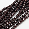 Garnet Round Beads Strands G-O081-03-4mm-2