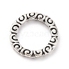 Tibetan Style Alloy Linking Rings TIBE-M004-13AS-02-1