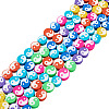 Craftdady Handmade Polymer Clay Beads Strand CLAY-CD0001-03B-10