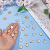 24Pcs 2 Colors 304 Stainless Steel Pendants STAS-HS0001-90B-3