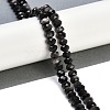 Natural Silver Obsidian Beads Strands G-B125-J02-01-2