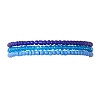 Glass Seed Beads Anklets AJEW-AN00599-01-2