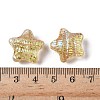 UV Plating Transparent Acrylic Beads OACR-G051-01C-3