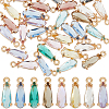 40Pcs Faceted Glass Pendants GLAA-BBC0001-05-1