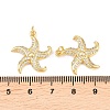 Brass Micro Pave Cubic Zirconia Pendants KK-C162-057G-01-3