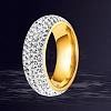 201 Stainless Steel Finger Rings for Women WGAEC69-01-1