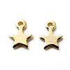 Brass Charms X-KK-H739-01A-G-1