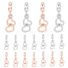 SUPERFINDINGS 32Pcs 2 Colors Alloy European Dangle Charms FIND-FH0007-62-1