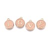 Initial Letter A~Z Alphabet Enamel Charms ENAM-Q437-04-3