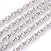 Tarnish Resistant 304 Stainless Steel Cable Chains CHS-L017-09C-1