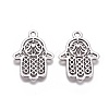 Tibetan Style Filigree Alloy Pendants LS-TIBEP-5262-AS-FF-2