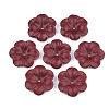 6-Petal Eco-Friendly Cowhide Bead Cap FIND-T045-34D-1