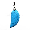 Synthetic Turquoise Pendants WI-PW0001-085N-1