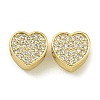 Rack Plating Brass Micro Pave Cubic Zirconia Beads KK-K386-16G-1