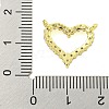 Rack Plating Brass Micro Pave Clear Cubic Zirconia Charms KK-U021-03G-3