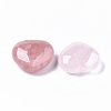 Natural Rose Quartz Heart Love Stone G-S364-062B-3