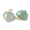 Natural Green Aventurine Pendants G-E603-01G-07-2