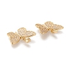 Brass Micro Pave Cubic Zirconia Pendants KK-K246-30G-3