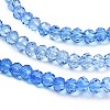 Transparent Painted Glass Beads Strands DGLA-A034-T1mm-A01-4