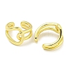 Brass Cuff Earrings EJEW-C104-019G-2