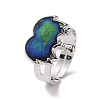 100Pcs Adjustable Mood Ring RJEW-B029-05-3