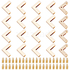 20 Sets Zinc Alloy Purse Corner for Bag FIND-GO0003-66A-1