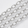 Tarnish Resistant 304 Stainless Steel Cable Chains STAS-R100-16-4