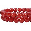 Natural Carnelian Bead Strands G-PH0028-8mm-15-4