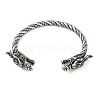 Viking 304 Stainless Steel Open Cuff Bangles for Men BJEW-U001-07D-G-2