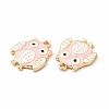 Alloy Enamel Pendants FIND-A025-03G-03-2