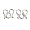 Non-Tarnish 304 Stainless Steel S-Hook Clasps STAS-L082-005P-1