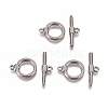 Non-Tarnish 304 Stainless Steel Toggle Clasps STAS-L247-001P-1