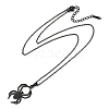 Halloween Series 202 Stainless Steel Cable Chain Spider Pendant Necklaces NJEW-S005-01B-G-2