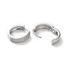 Rack Plating Brass Hoop Earrings Long-Lasting Plated EJEW-S241-04P-2