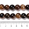 Natural Striped Agate/Banded Agate Beads Strands G-B079-A05-03D-5